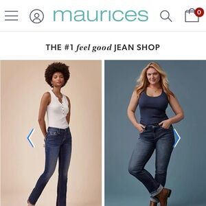 JEANS COMING😳😎😊🥰. Size 16 Maurice’s and size 2.5 and 3 Chicos.